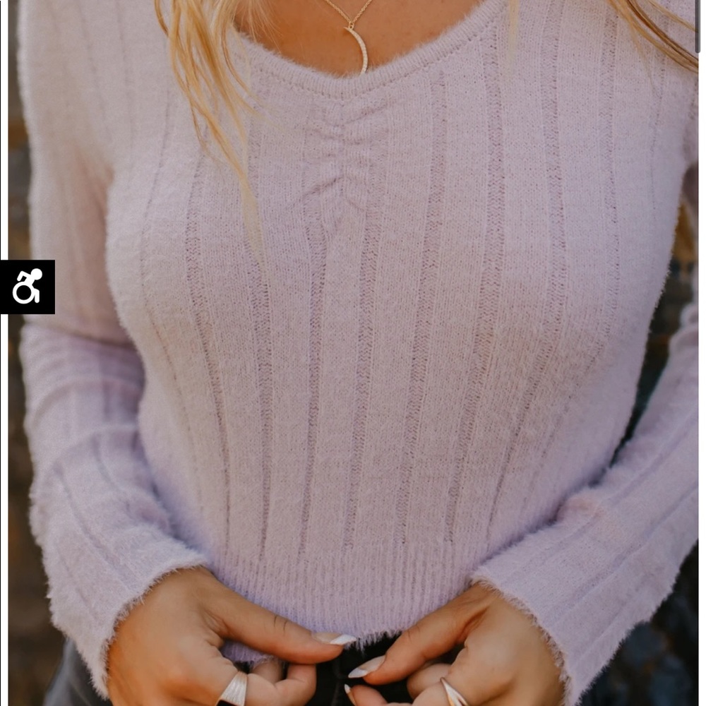 Camellia Cropped Sweater-Bohme